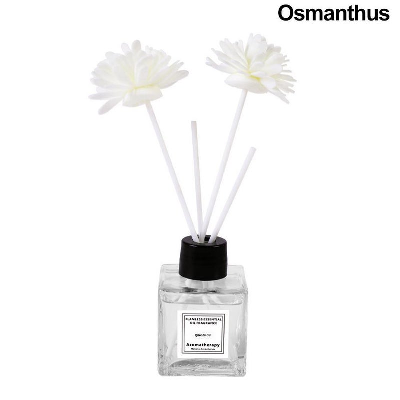 Flameless Gardenia Essential Oil Fragrance Freshener, Long-lasting Scent, Suitable for Hotel Rooms, Bedrooms, and Toilet Odor Eliminator, 50ml